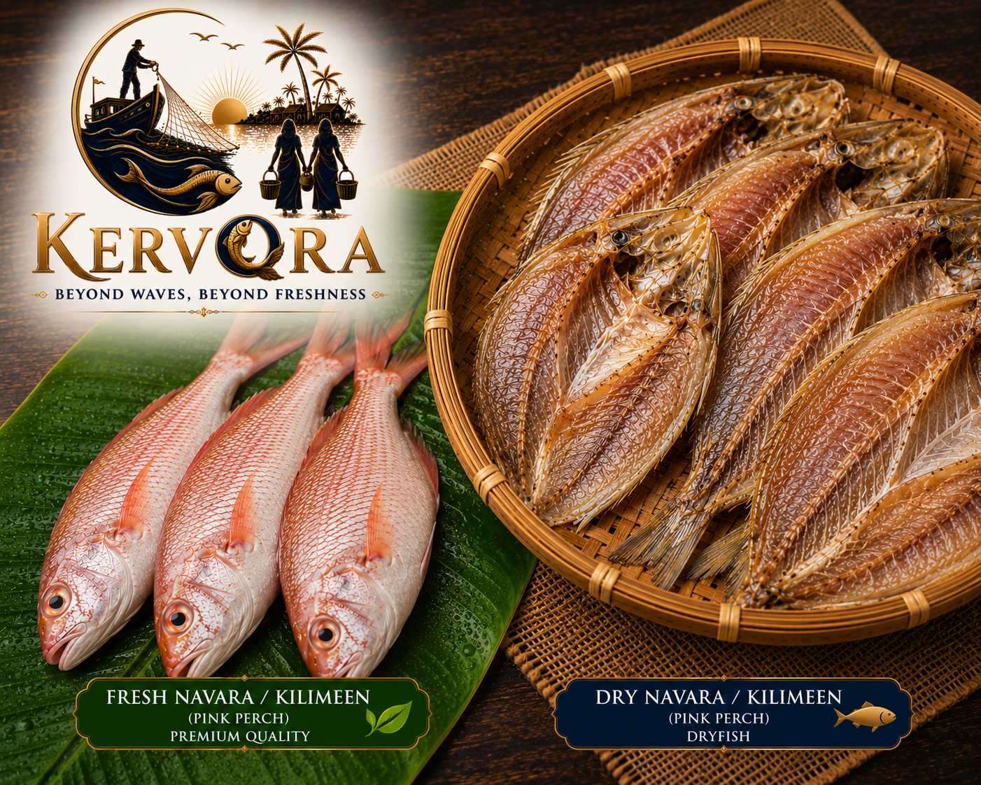 Navarai Dry Fish (Sun-Dried Pink Perch)