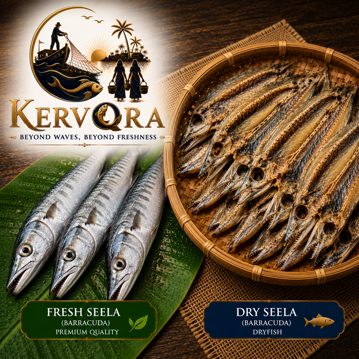 Seela Dry Fish (Sun-Dried Barracuda)