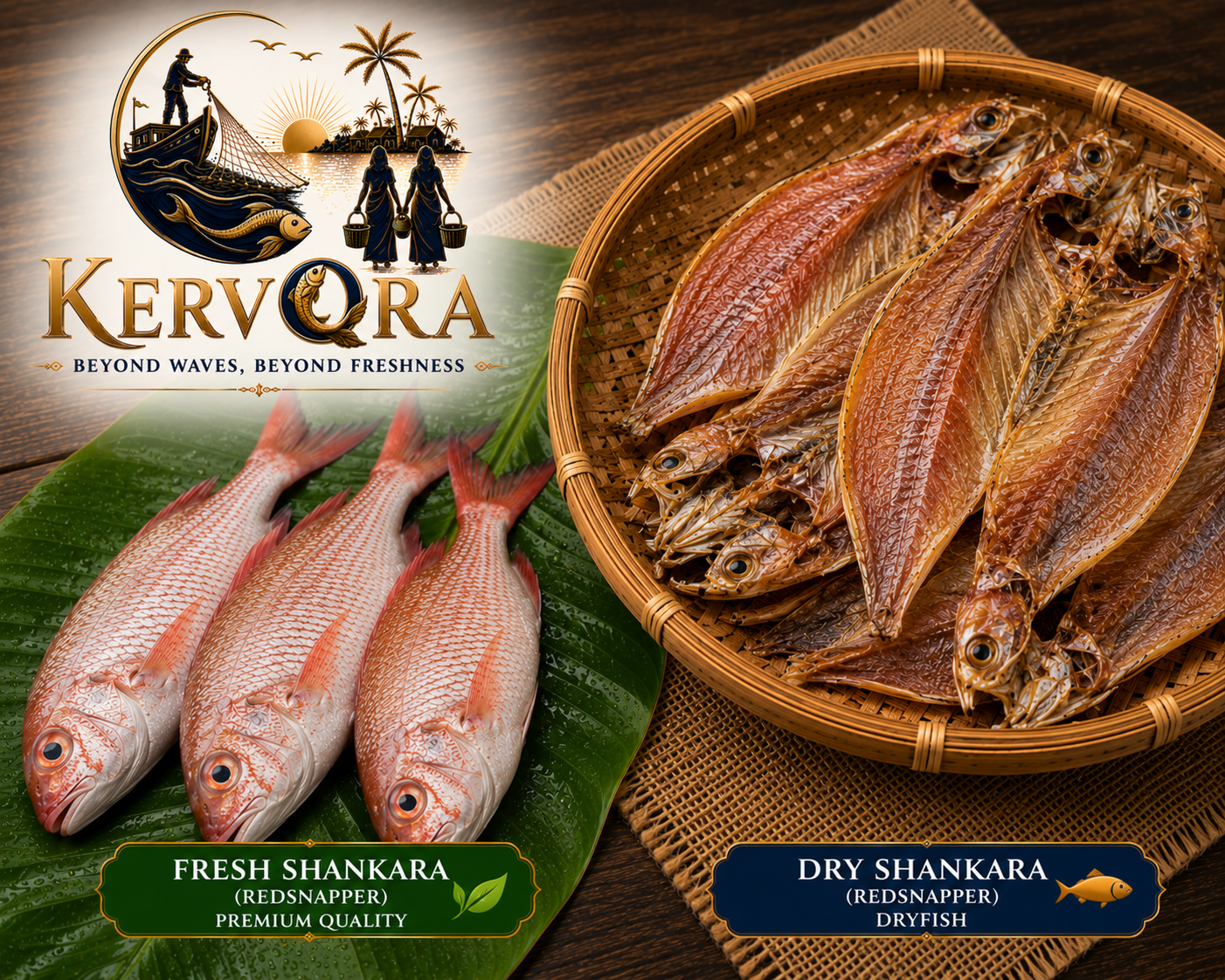 Shankara Dry Fish (Sun-Dried Red Snapper)